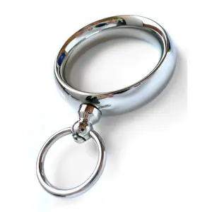 Anel peniano masculino de aço inoxidável, anel de rosquinha com anel bdsm, brinquedos sexuais gays
