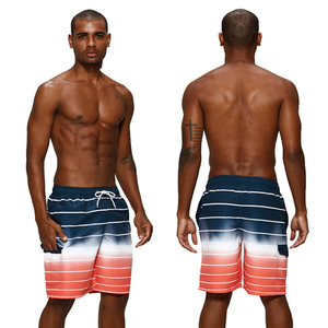 กางเกงขาสั้นใส่เดินชายหาดสำหรับผู้ชาย,กางเกงเอวยางยืดทรงหลวมสำหรับใส่กลางแจ้งแนวสตรีทพิมพ์ลายสำหรับผู้ชาย - Product Image 6