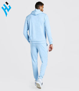 ชุดวอร์มพิมพ์ลายโลโก้สำหรับผู้ชาย,ชุดวอร์มมีฮู้ดและวิ่งสำหรับผู้ชาย2ชิ้นพร้อมชุดกีฬาขนาดใหญ่พิเศษ - Product Image 2