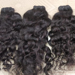 Paquetes de extensión de cabello humano virgen sin procesar de templo natural indio cabello humano de grado 12A de calidad superior - Product Image 1