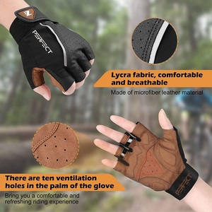 Alta calidad transpirable Unisex deportes al aire libre guantes de carreras pantalla táctil bicicleta de montaña Motocross Dirt Bike ciclismo guantes PU - Product Image 3