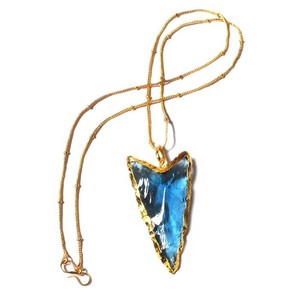 Collier en verre galvanisé à bras de flèche, meilleure rapport qualité, collier en verre, à vendre - Product Image 1