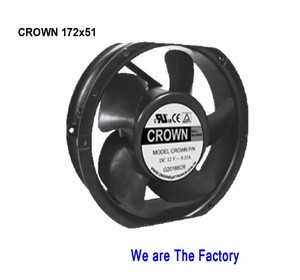 CROWN-ventilador de CC sin escobillas, 110v, 230v, 17251, 12 ventiladores de refrigeración de CA - Product Image 3