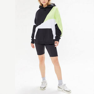 Sweat à capuche en molleton de coton de haute qualité pour femmes Streetwear à manches longues avec capuche multicolore Long hiver grande taille sweat - Product Image 1