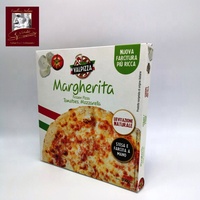 Pizza Margherita Ronde 330g, Italienne et Surgelée, Fabriquée en Italie
