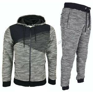 ชุดกีฬามีฮู้ดผ้าฟลีซสีพื้นสำหรับผู้ชาย,ชุดกีฬาไม่มีซิปแบบกำหนดเอง - Product Image 1