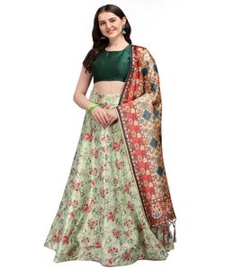 Designer de mariage coloré brodé travail manuel Lehenga Choli avec chemisier traditionnel personnalisé vêtements en gros Alphanumero - Product Image 4