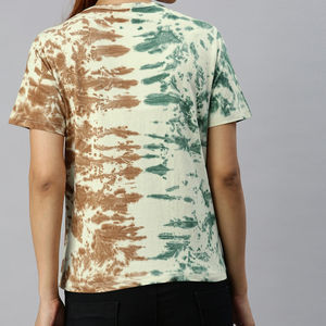 Direct Manufacturer India High Quality Cotton <b>Women's</b> T-<b>Shirt</b> All-Over Printed Character Short Sleeve Knitted Jersey Casual - Product Image 5