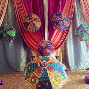 Rajasthani Regenschirm für tisch dekoration Indische hochzeit bunte regenschirm chattar sonnenschirm