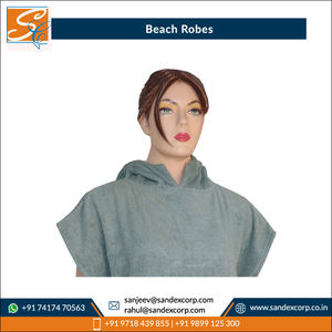 Batas de playa personalizadas de algodón de rizo 100% de diseño elegante superventas de alta calidad para fabricantes de compradores a granel en India - Product Image 4