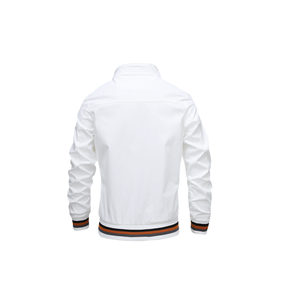 Men's <b>Slim</b> <b>Fit</b> High Street Winter Baseball <b>Jacket</b> with Zipper Fashion Casual Outwear Featuring Pakistan Letter Pattern - Product Image 5