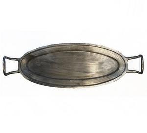 ถาดเสิร์ฟอาหารรูปไข่พร้อมหูหิ้วถาดเสิร์ฟอาหารดีไซน์แบบแฮนด์เมด - Product Image 1