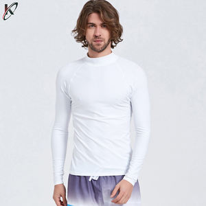 Vente flash Nouveau design T-shirt de sport pour homme Rash Guard en spandex/nylon à manches longues imprimé par sublimation à séchage rapide pour l'entraînement - Product Image 6