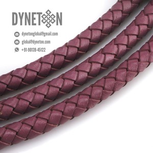 2026 Wholesale 1mm 2mm 3mm 4mm 5mm <b>Braided</b> Leather <b>Cord</b> for Jewelry Necklace Bracelets All Sizes and Colors - Product Image 1