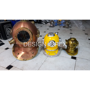 Casco de Buceo Antiguo, Artículos Marítimos, Decoración Moderna para el Hogar, Casco de Buceo para Mesa de Salón - Product Image 4