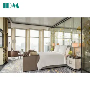 IDM-Y20 맞춤형 디자인 5 스타 호텔 객실 가구 침실 세트 사계절 현대 호텔 가구