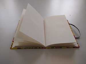 Agenda imprimé Floral fait à la main, Journal de notes indiens, avec boucles, parfait cadeau - Product Image 3