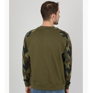 Sudadera 100% de algodón con cuello redondo para hombre, ropa de calle masculina de gran tamaño con cuello redondo, jersey con logotipo personalizado - Product Image 3