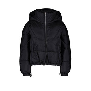 แจ็กเก็ตขนเป็ดสำหรับผู้หญิงขนาดใหญ่พิเศษผ้าไนล่อนบุนวมมีฮู้ดอบอุ่นปรับแต่งโลโก้ได้ตามต้องการสำหรับฤดูหนาว2022 - Product Image 4