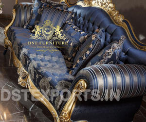 สีขาวแกะสลักกษัตริย์ราชินีต้นแบบเฟอร์นิเจอร์ห้องนอนหรูหราวินเทจสีขาวงานฝีมือชุดเฟอร์นิเจอร์ห้องนอนสีขาวเฟอร์นิเจอร์ห้องนอนหรูหรา - Product Image 2