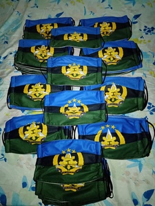 Masque facial confortable de style sportif pour Halloween, respirant, unisexe, 100% coton, transparent, imprimé par sublimation - Product Image 2