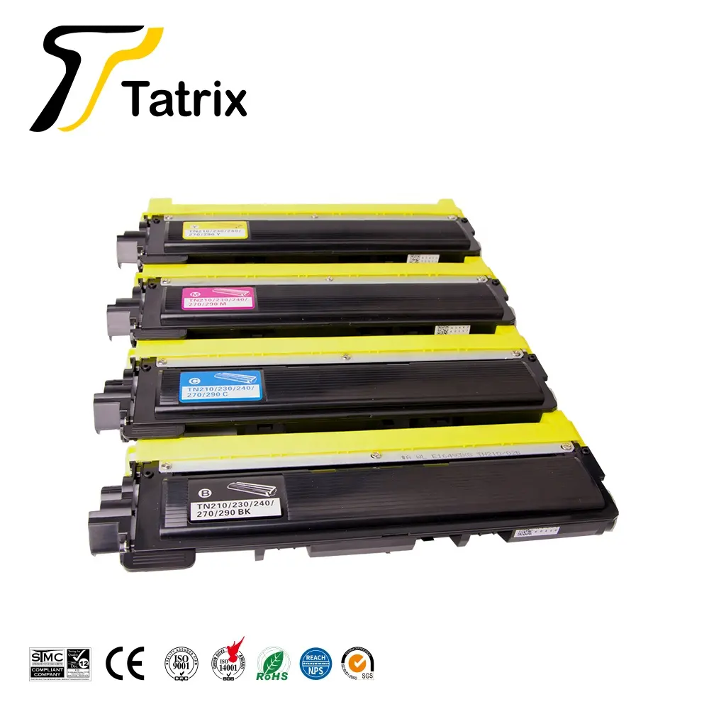 Cartridge Printer Tatrix Premium Compatible Laser Color Toner Cartridge TN210 TN230 TN240 TN270 TN290 For Brother Printer MFC-9320CW HL-3040CN