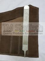 Kit d'outils de fermeur professionnel réutilisable TM STAR, écologique et durable, pour le soin des sabots de chevaux et de bétail, outils en acier inoxydable, cuir