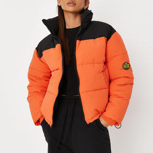 Femmes automne hiver manteau à bulles surdimensionné respirant doudoune matelassé caractéristique imprimé tissu matériel Nylon doublure coton - Product Image 6