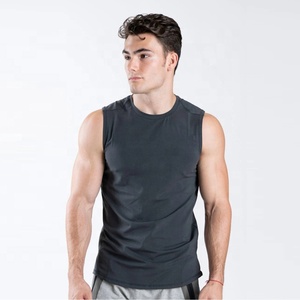 PIHA SPORTS Men's Tank Top Quick Dry Breathable 100% Cotton 220g Fabric Training <b>Running</b> Gym Workout Tank Vest <b>Singlet</b> - Product Image 1
