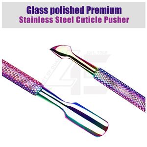 Pince à cuticules avec repousse-cuticules en acier inoxydable de qualité professionnelle / Coupe-cuticules et dissolvant de cuticules durable pour manucure et pédicure 2026 - Product Image 6
