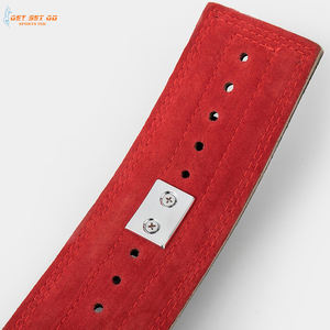 Cinturón de cuero de gimnasio de alta resistencia para levantamiento de pesas de entrenamiento de potencia con hebilla de palanca Producto de seguridad de fitness esencial - Product Image 3