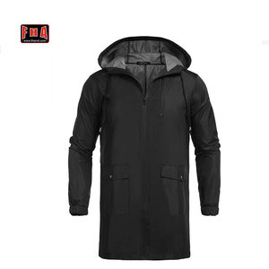 Coupe-vent confortable à capuche, vêtement de sport, veste personnalisée à bande réfléchissante, poche respirante, imperméable d'hiver, nouvelle collection 2020 - Product Image 4