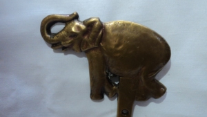 Solid Brass Elephant Wall <b>Hook</b> Antique Metal Single Coat Hanger Decorative Animal Wall Mounted <b>Hook</b> <b>For</b> Key <b>Towel</b> Clothes Decor - Product Image 2