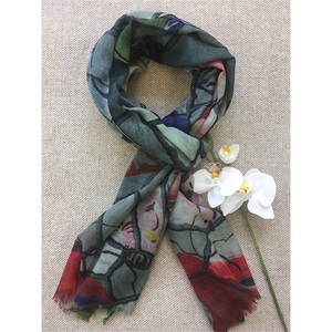 Bufanda larga de Cachemira con estilo para mujer, chal con estampado Digital personalizado, Material de algodón y lana suave para el Departamento musulmán - Product Image 6