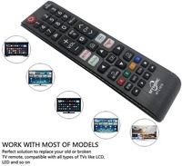 Télécommande universelle de remplacement pour les séries de téléviseurs Samsung avec boutons de raccourci AA59-00741A BN59-01247A AA59-00602A