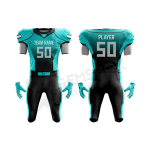 Uniformes personnalisés de football américain respirants à séchage rapide nouveau design ensembles grande taille impression par sublimation en gros - Product Image 5