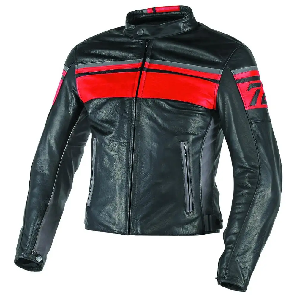 Motorbike Leather Jacket Met Volledige Bescherming Voor Beste Rit Motor Lederen Jassen