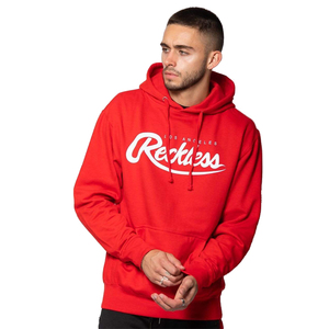 Venta al por mayor de calidad Puff impresión personalizada pulóver Sudadera con capucha de peso pesado de poliéster de algodón de los hombres de talla grande sudaderas - Product Image 4