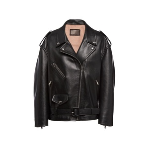 Blouson en cuir homme, décontracté, de haute qualité, pour moto, en solde, 100% - Product Image 2