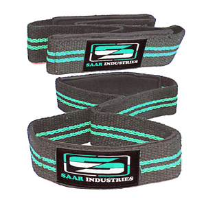 สายยกน้ำหนักคุณภาพดีที่สุดรูปที่8สายรัดข้อมือ Dead-Lift สำหรับดึงออกกำลังกายเพาะกายรูปที่8สายรัด - Product Image 1