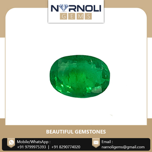 Émeraude naturelle ronde facettée, pierre précieuse véritable verte, pierre brute de qualité supérieure pour la fabrication de bijoux, cristal pour créateur artisanal - Product Image 5
