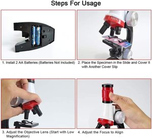 子供の教育早期教育生物科学実験装置HD1200X顕微鏡 - Product Image 2