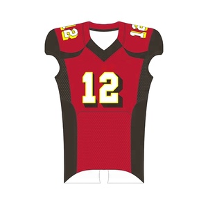 Maillot de football américain tendance 2025 sublimé nouveau maillot d'équipe personnalisé numéro et nom 100% Polyester - Product Image 1