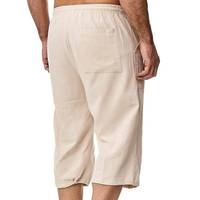 Short Long pour homme, short décontracté, pantalon Cargo, pour la plage, collection 3/4
