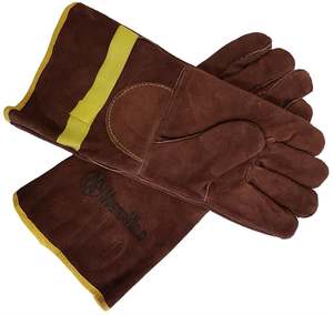 Gants de sécurité en cuir fendu de vache robuste de haute qualité XL Anti-chaleur Protection Premium travail de soudage EN388 Nitrile certifié - Product Image 4