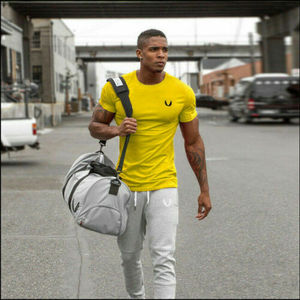 Camiseta de entrenamiento muscular para hombre, prenda de vestir, con estampado personalizado, material de alta calidad, de algodón puro, para gimnasio y musculación - Product Image 4