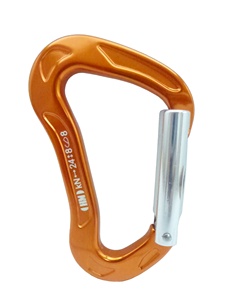 24KN Climbing Forged Straight Gate Aluminum Carabiner - Product Image 2