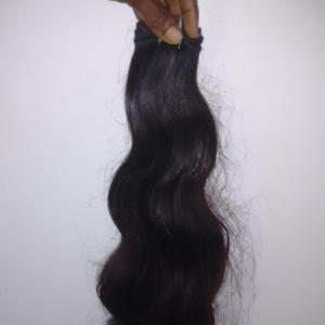 Cheveux vierges indiens naturels non traités, noirs, bouclés, soyeux, raides, tissage de cheveux vierges, cuticules alignées, cheveux humains indiens - Product Image 5