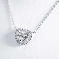 Xingyue 925 ayar gümüş moissanite takı seti yüzük, moissanite küpe ve mozanit kolye