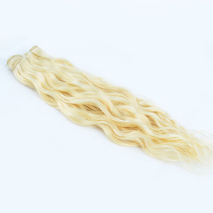 Indian Raw 100% Virgen Cutícula Cabello alineado Peluca ondulada natural Trama frontal I-Tip Style - Product Image 3